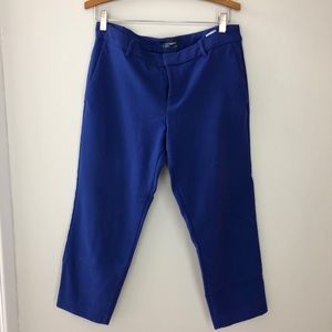 Cropped Royal Blue Dress Pants
